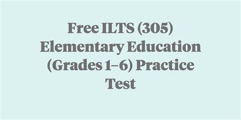 ilts 305 practice test free